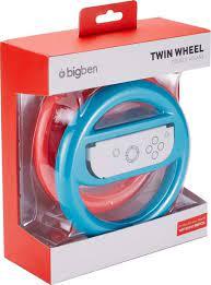 Productafbeelding Bigben Wiel Duo Pack - rood/blauw (Switch, Switch OLED)