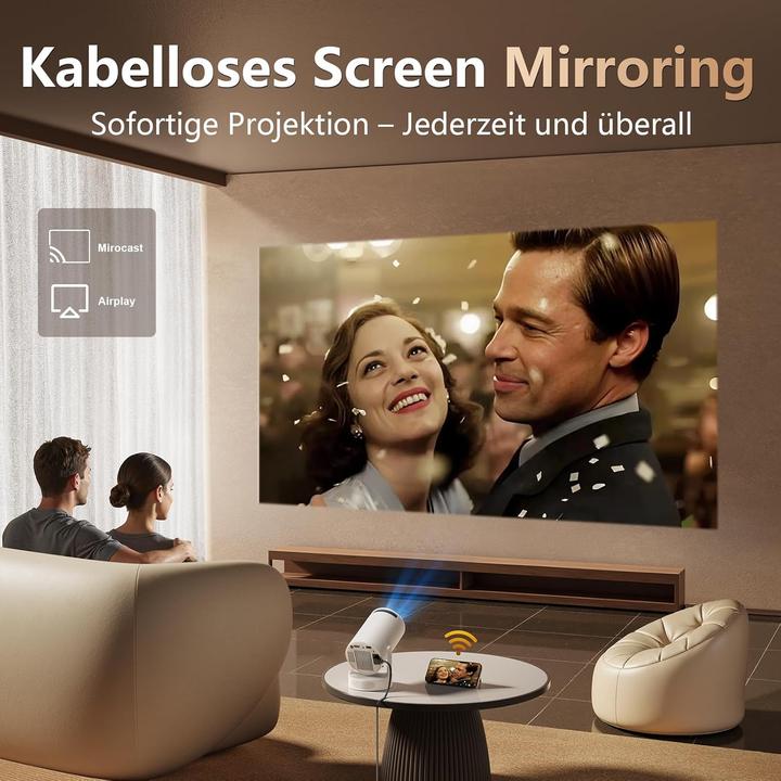 Actual product image Buba Toys Smart Mini Beamer 4K (Full HD, 300 lm)