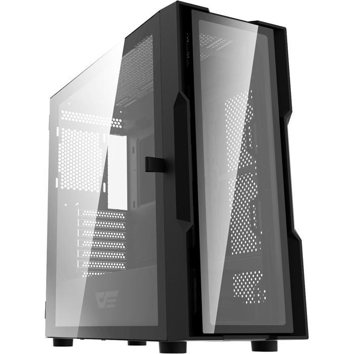 Darkflash Tech DARKFLASH DK431 Glass computer case (black), Case PC