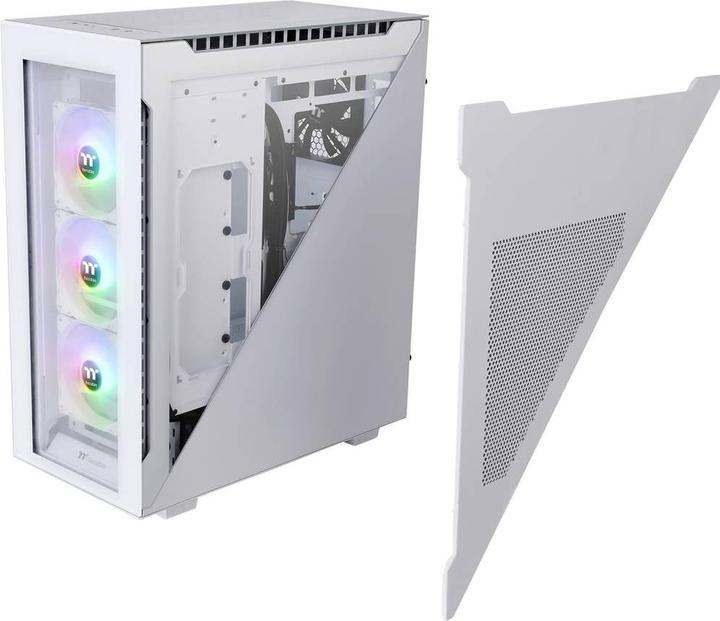 Actual product image Thermaltake Divider 500 TG Snow ARGB White (ATX, mATX, Mini-ITX)