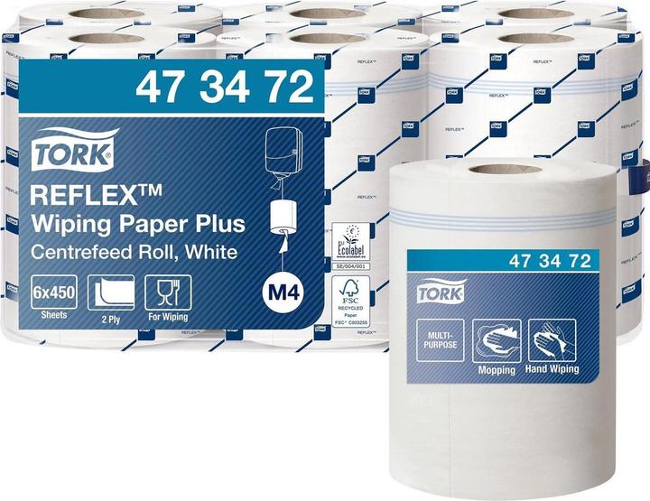 Image du produit Tork Réflexe Lingette en papier forte (6x)