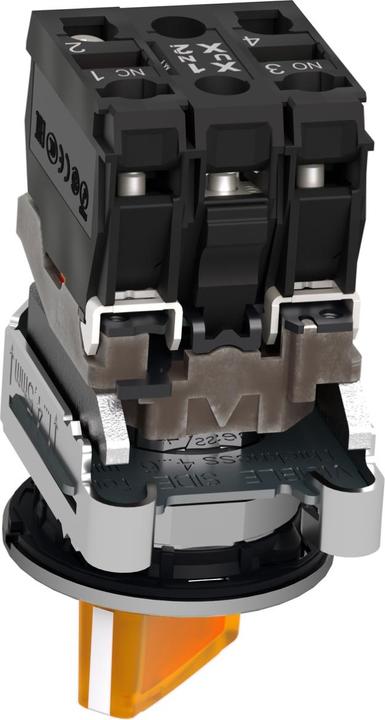 Produktbild Schneider Electric Leuchtwahlschalter komplett XB4F 30mm1S+1OE XB4FK125B5