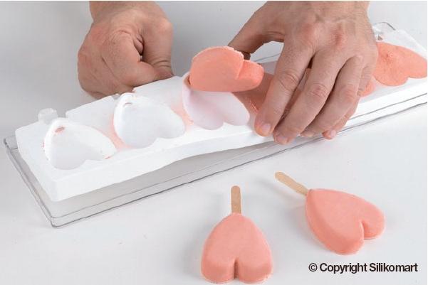 Produktbild Silikomart Gel03M Mini Heart-Ic Silicone Mould