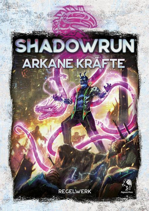 Actual product image Pegasus 46123G - Shadowrun: Arcane Forces, Hardcover, 196 pages, from 12 years (DE edition) (German, 3 - 6 Players)