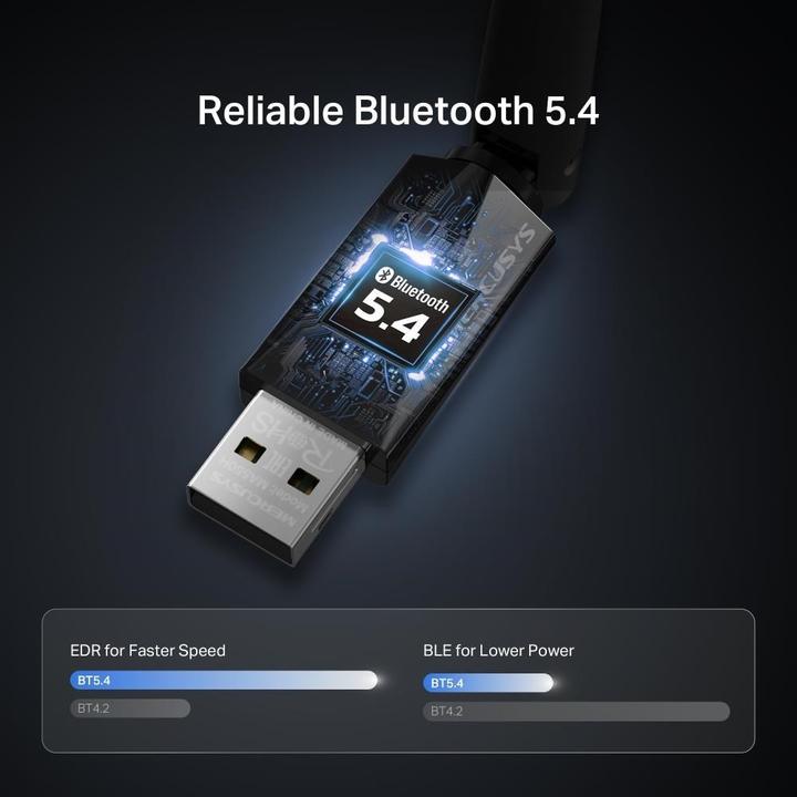 Actual product image Lenovo TP-LINK Mercusys MA550H / Bluetooth USB adapter / Bluetooth 5.4 / USB 2.0