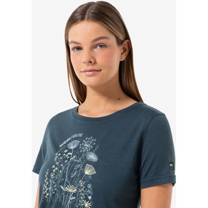 Actual product image Super Natural Women's Rock Flowers Tee (L)
