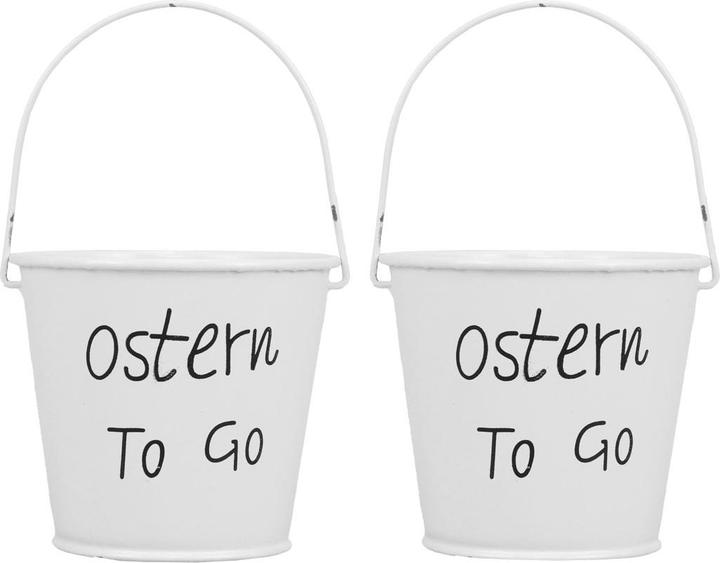 Actual product image Viana Mini eimer Übertopf Ostern dekorativ 6er Set (6x)
