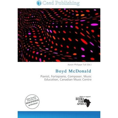 Boyd McDonald, Fachbücher