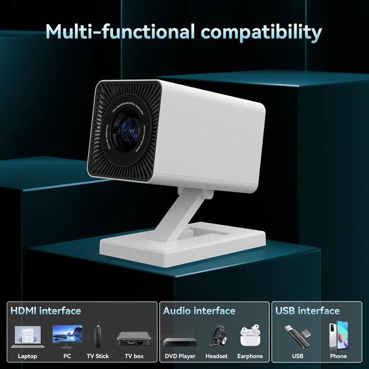 Actual product image Putbecy Mini Beamer 4K