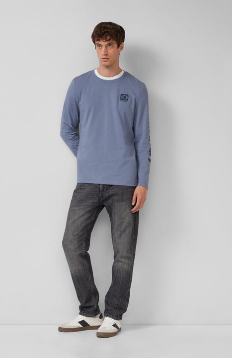 Produktbild s.Oliver T-Shirt Longsleeve aus Baumwolle mit Discovery Channel®-Artwork (S)