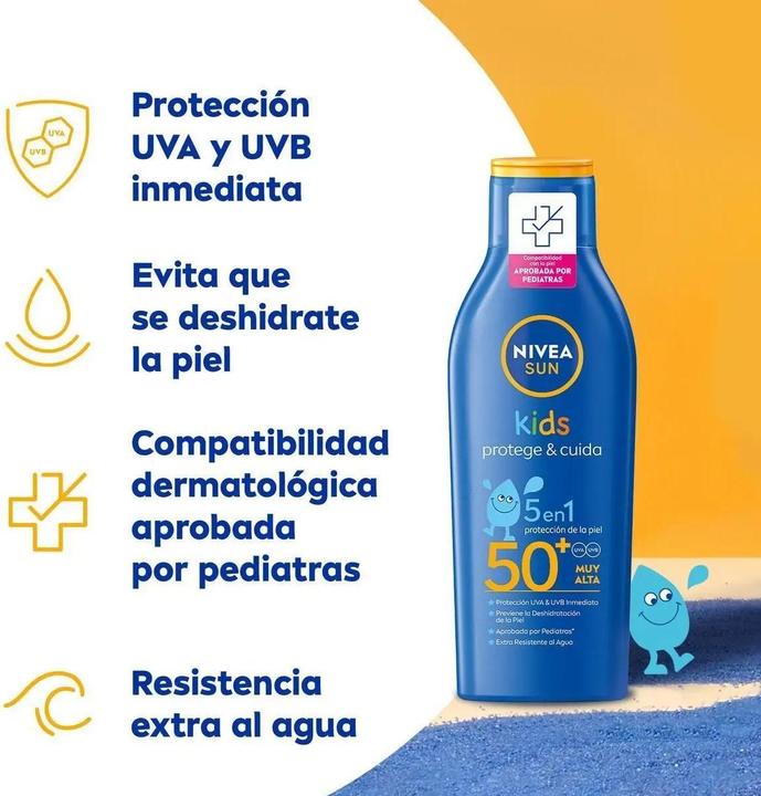 Produktbild NIVEA Etui 5 Stück (SPF 50+, 200 ml)