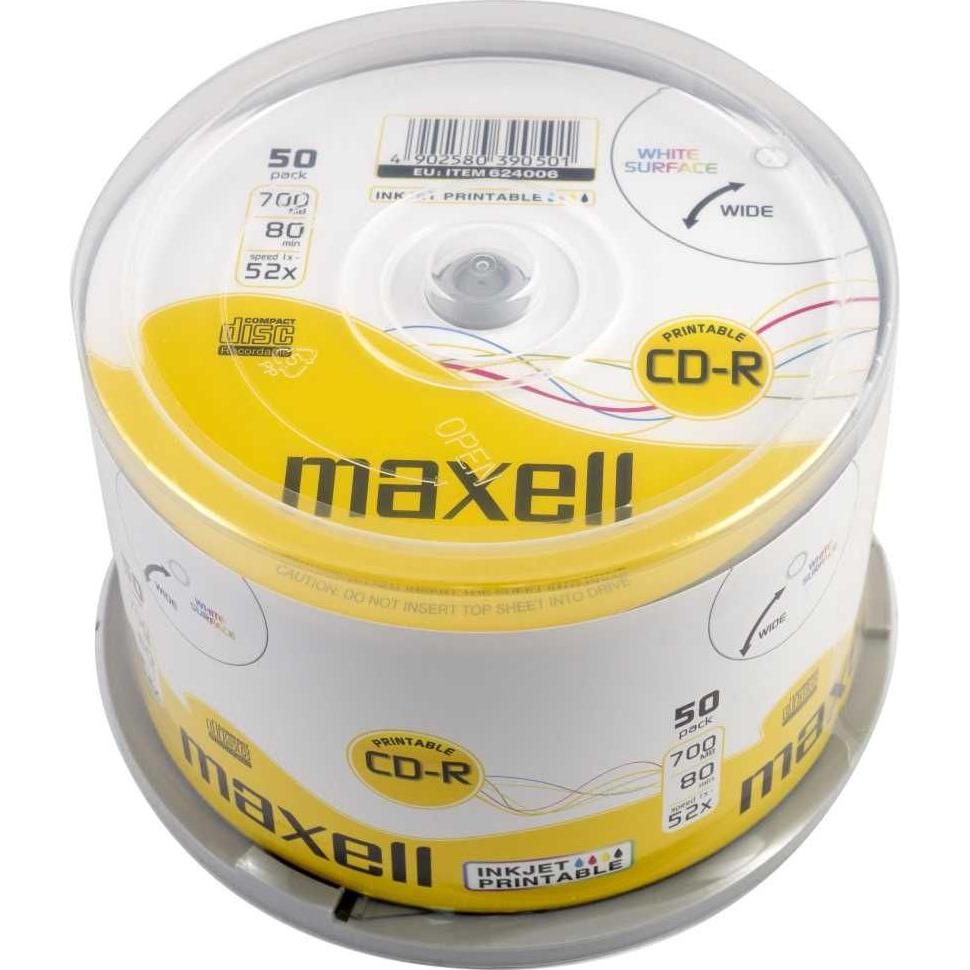 Maxell CD-R 700Mb 52x (50 x), Optischer Datenträger