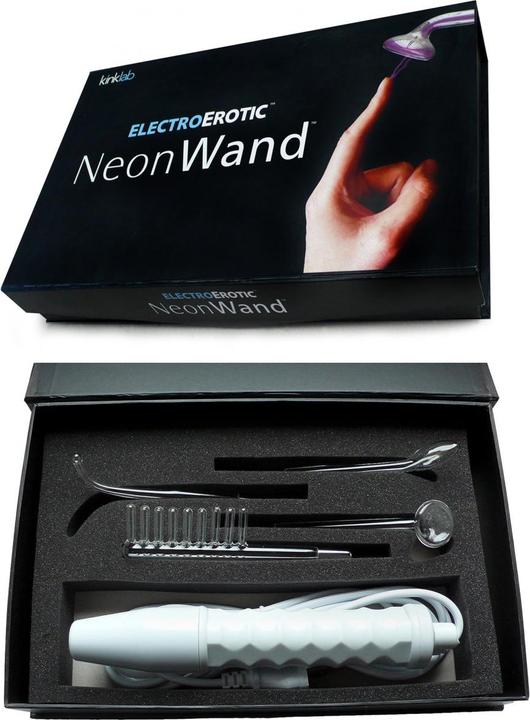 Produktbild Kinklab Neon Wand - weisser Griff, rotes Licht