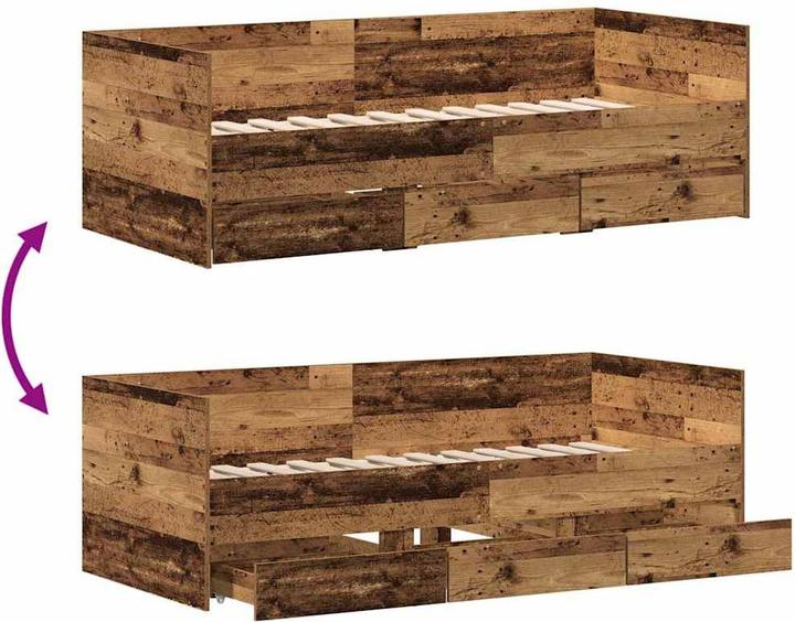 Produktbild vidaXL Tagesbettrahmen (90 x 190 cm)