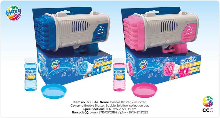 Actual product image Grafix Moxy - Bubble Blaster 36 Blowers incl. light - Pink