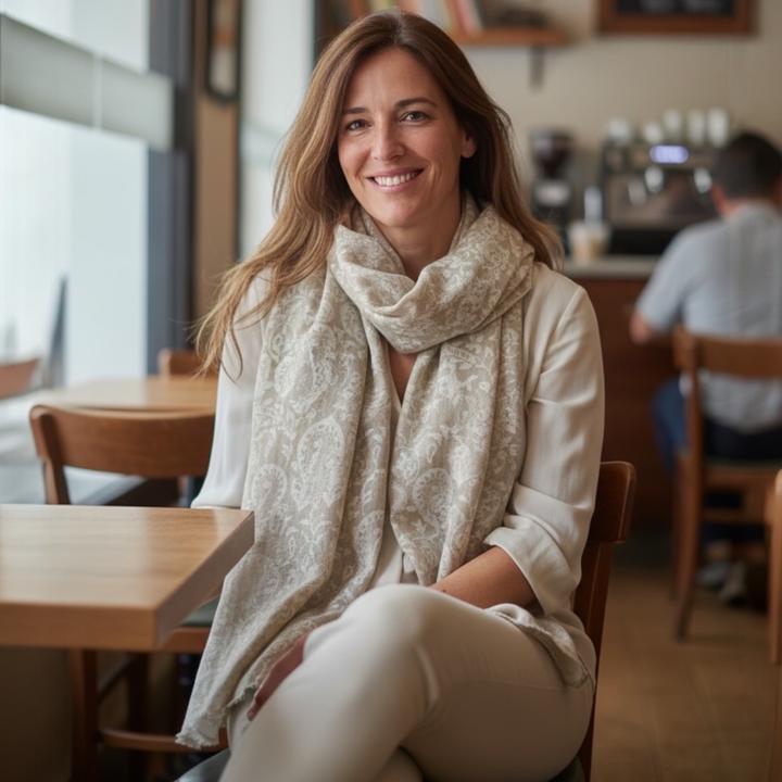 Immagine prodotto Lucky & Love Sciarpa in cashmere e lana "Safiya" di