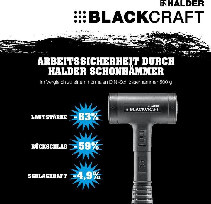Immagine prodotto Halder Martello a faccia morbida BLACKCRAFT (1300 g)