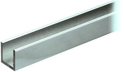 Werkstarck U-Profil 20x17x20x2mm, L=6m, Alu 9005