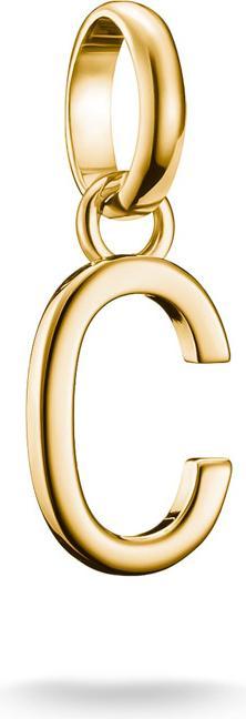 Immagine prodotto Thomas Sabo Charm-Anhänger Buchstabe C Connect vergoldet (Argento 925)