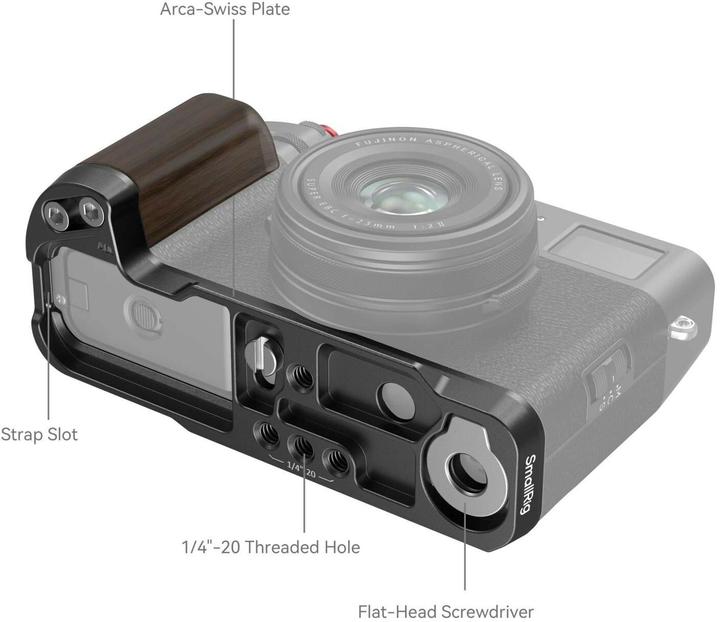 Produktbild SmallRig 4805 Wooden L Shape Grip (Griff)