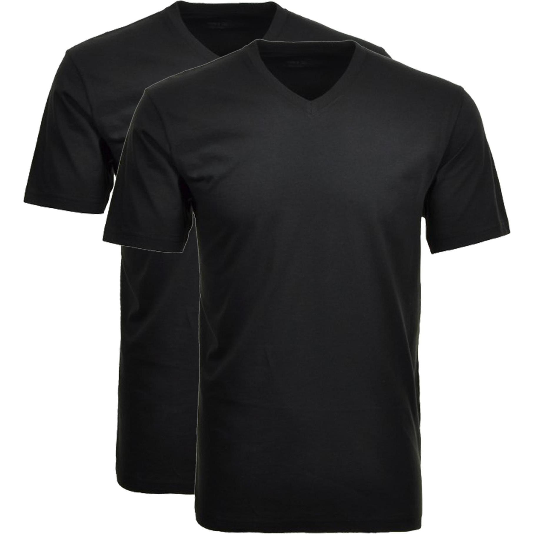 Ragman, Herren, Shirt, T-Shirt Casual Bequem sitzend, Schwarz, (XL)