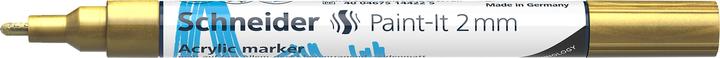 Valeurs nutritives et ingrédients Schneider Marqueur acrylique Paint-It 310 2mm or (1 x)