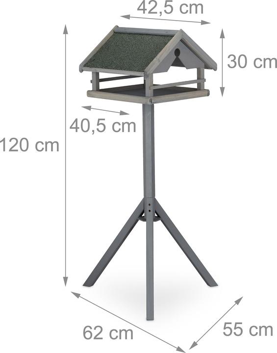 Produktbild Relaxdays Vogelfutterhaus