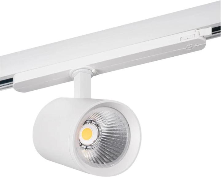 Produktbild Kanlux LED-Schienenprojektor 30W 2850lm 3000K 220-240V IP20 ATL1 30W-930-S6-W weiss 33134 (2850 lm)