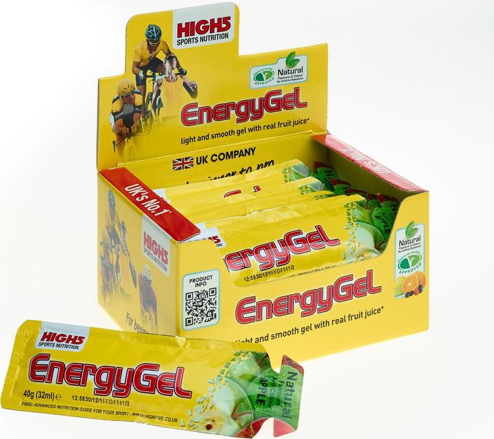 Actual product image High5 EnergyGel Box Summer Apple 20 x 40g (Apple)