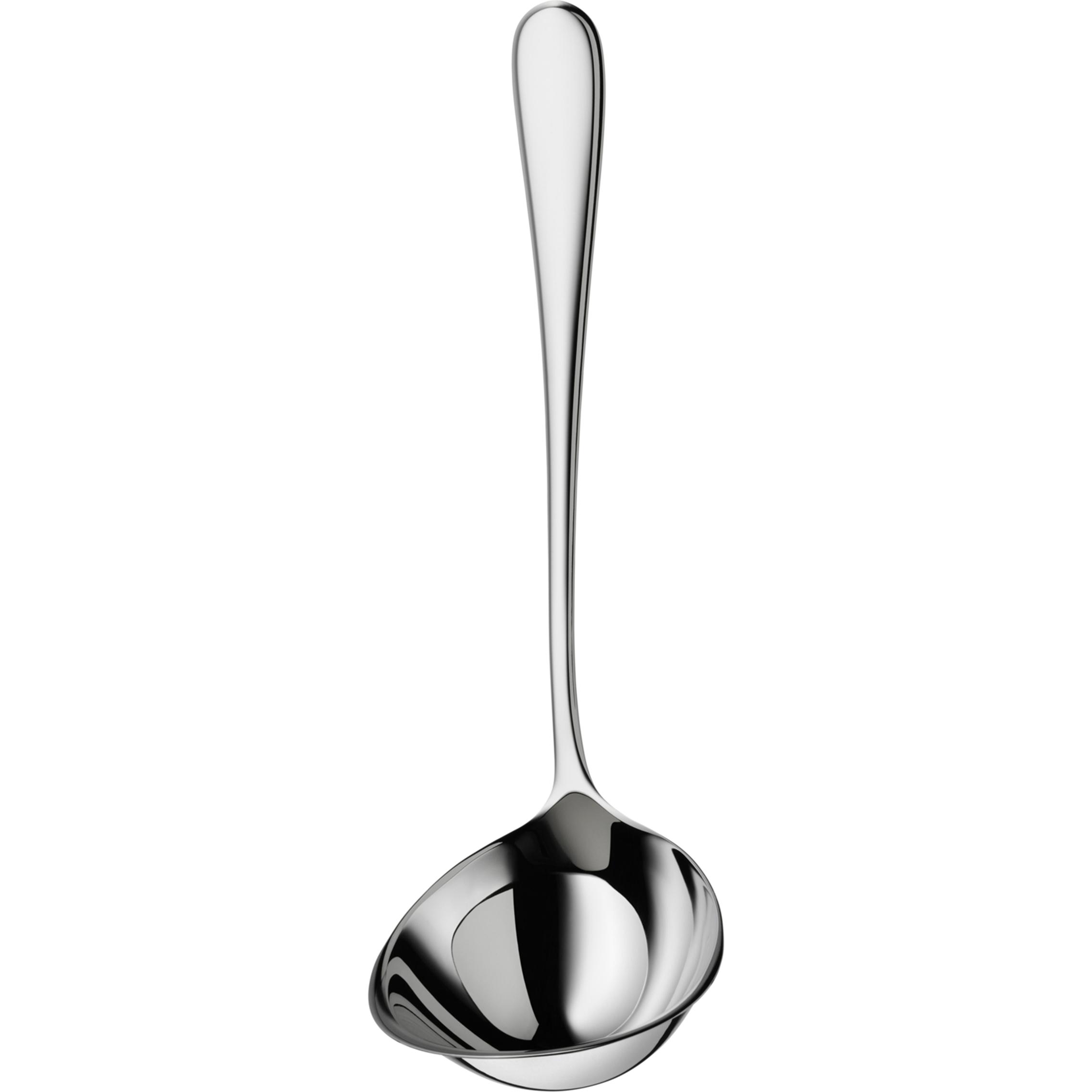 WMF Suppenkelle, Saucenlöffel 23,5cm Kent Plus Edelstahl poliert kratzbeständig, Kochbesteck, Silber