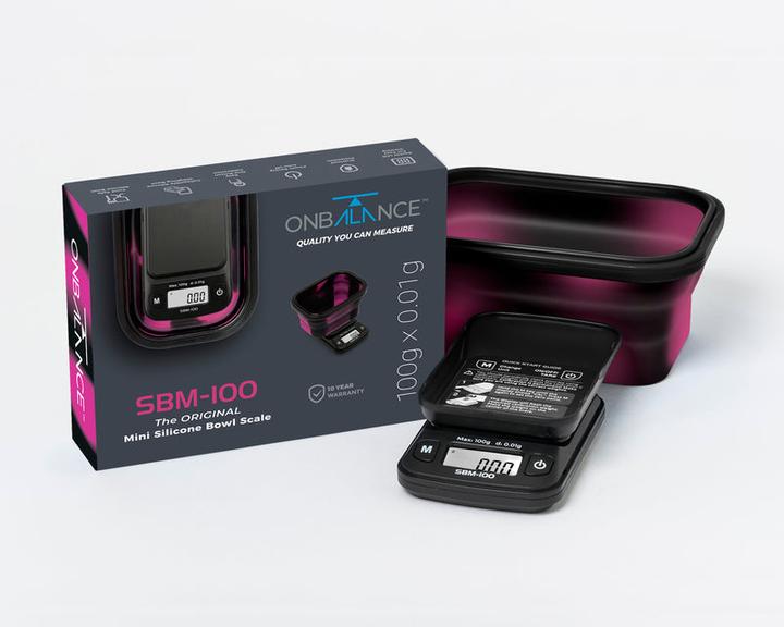 Actual product image On SBM-100-PK Silicone scale - 100g x 0.01g