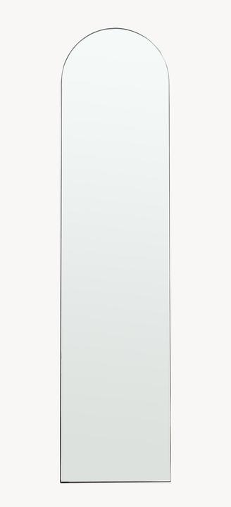 Produktbild En.Casa Garderobenspiegel 2-in-1 Kuonta 165x40x51 cm Schwarz