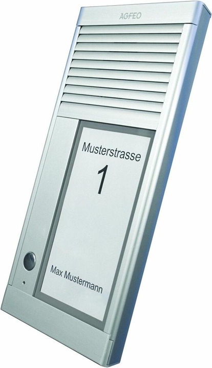 Agfeo DoorSpeak 1 - Verkabelt - IP33 - Aluminium - Aluminium - Wand - 115 mm (Kabelgebunden)