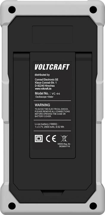 Actual product image Voltcraft VC-44 handheld multimeter with basic oscilloscope (CAT III 1000V)