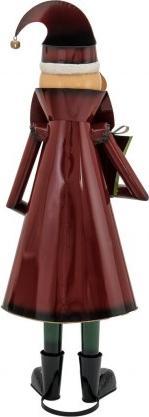 Europalms Kerstman, metaal, 150cm, rood