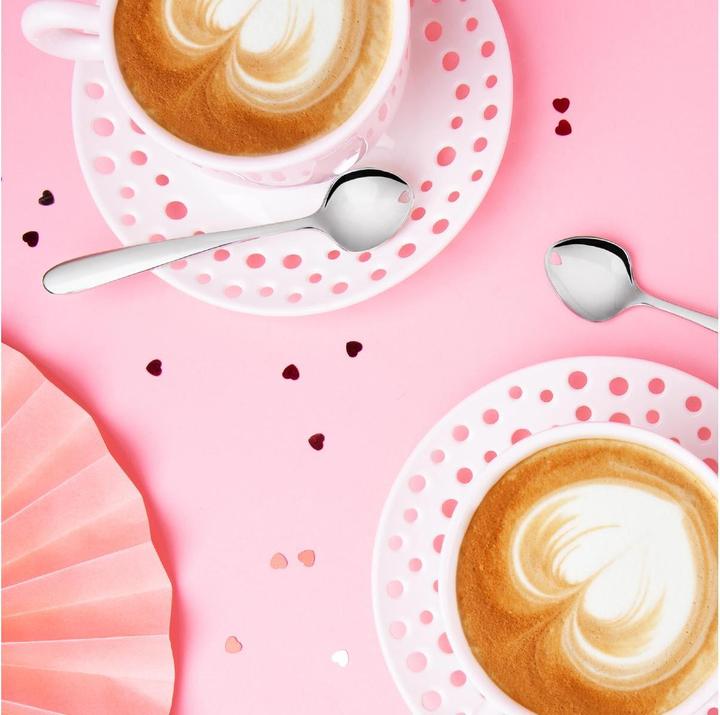 Actual product image Sola Glaze Spoon Set with Heart (6 Piece, Scoops)