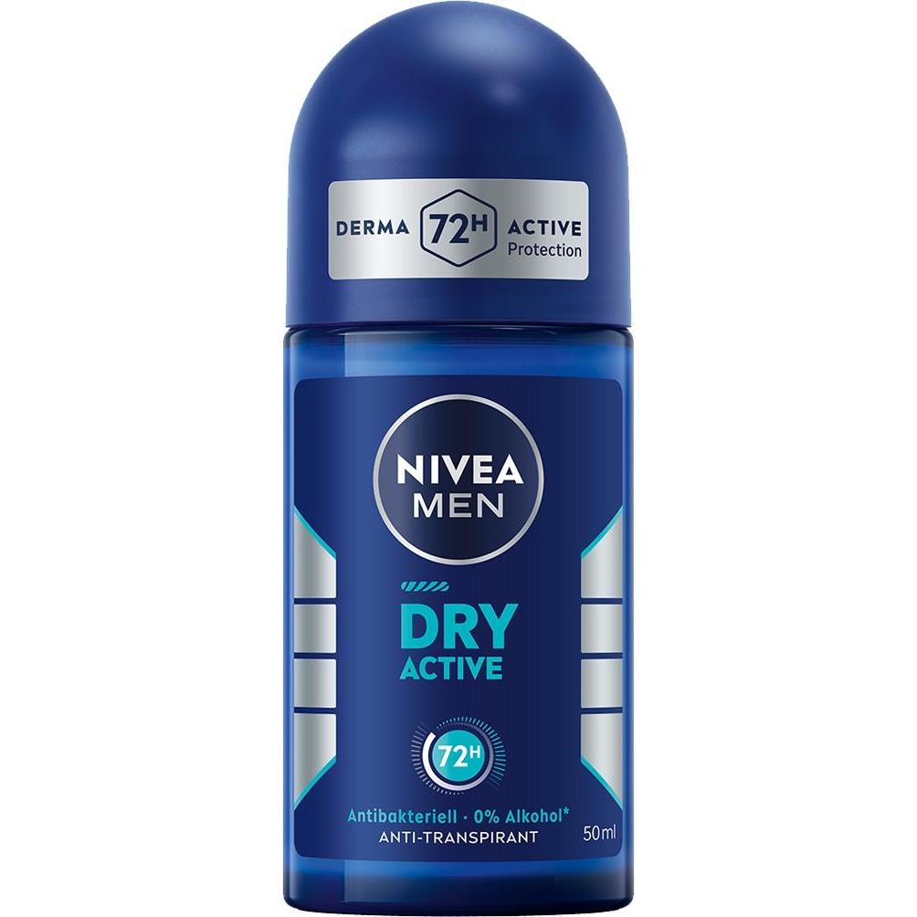 NIVEA MEN, Deodorants, Dry Active Roll-on (Rol op, 50 ml)