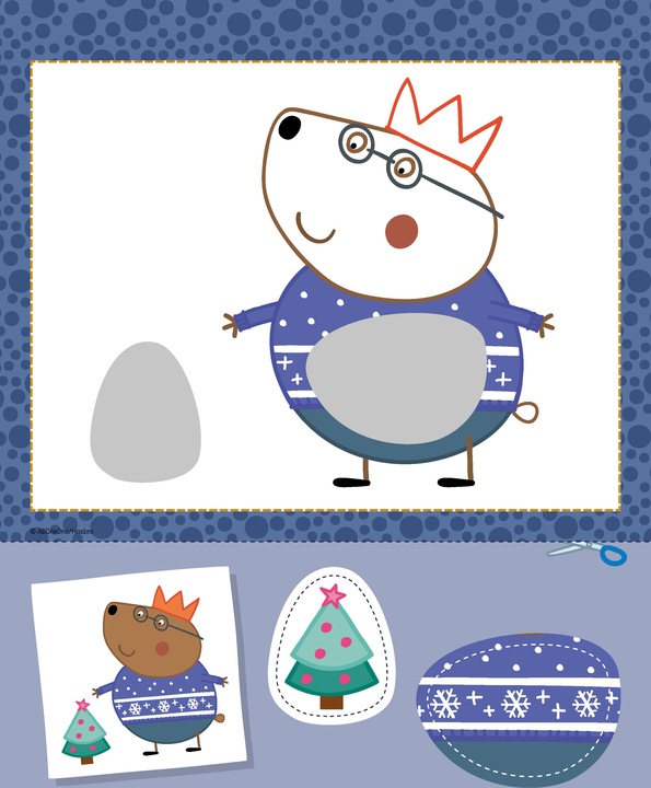 Image du produit Le bricolage de Noël de Peppa Pig : Découper, coller, peindre