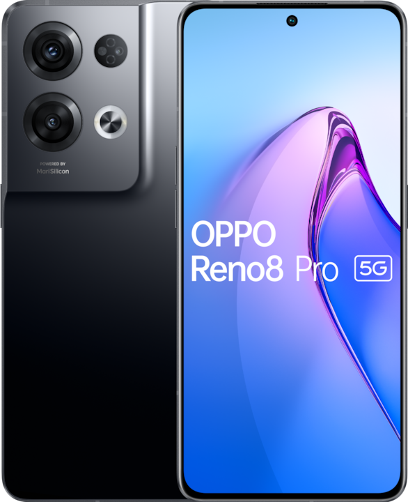 Image du produit OPPO Reno 8 Pro (256 Go, Noir glacé, 6.70", Double SIM, 50 Mpx, 5G)