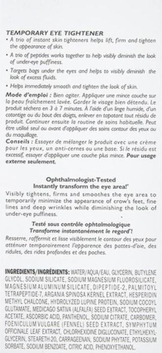 Actual product image Peter Thomas Roth Instant Firmx Eye Temporary Eye Tightener 15ml (Eye care oil, 15 ml)