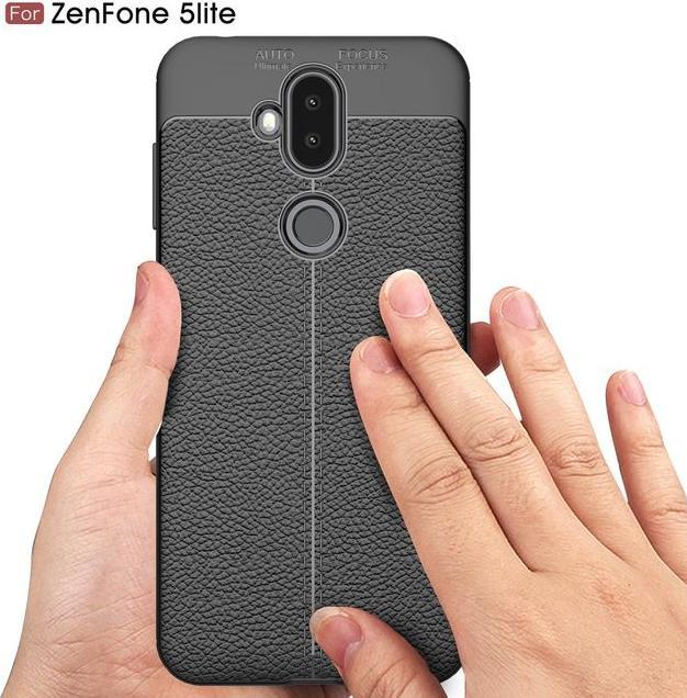 Produktbild MU Classic TPU Plastik Litchi Hülle (Asus Zenfone 5 Lite (ZC600KL))