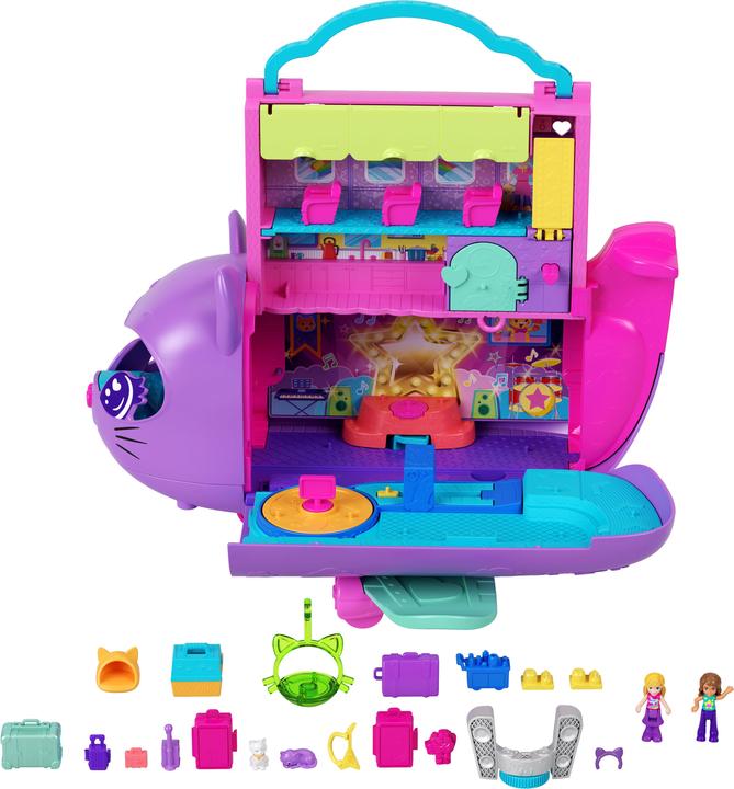 Actual product image Polly Pocket Kitty Plane