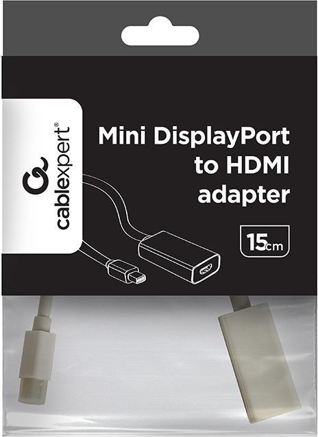 Immagine prodotto Gembird A-MDPM-HDMIF-02-W Interfaccia/adattatore per cavo Mini DisplayPort Bianco (Mini DP, 4.50 cm)