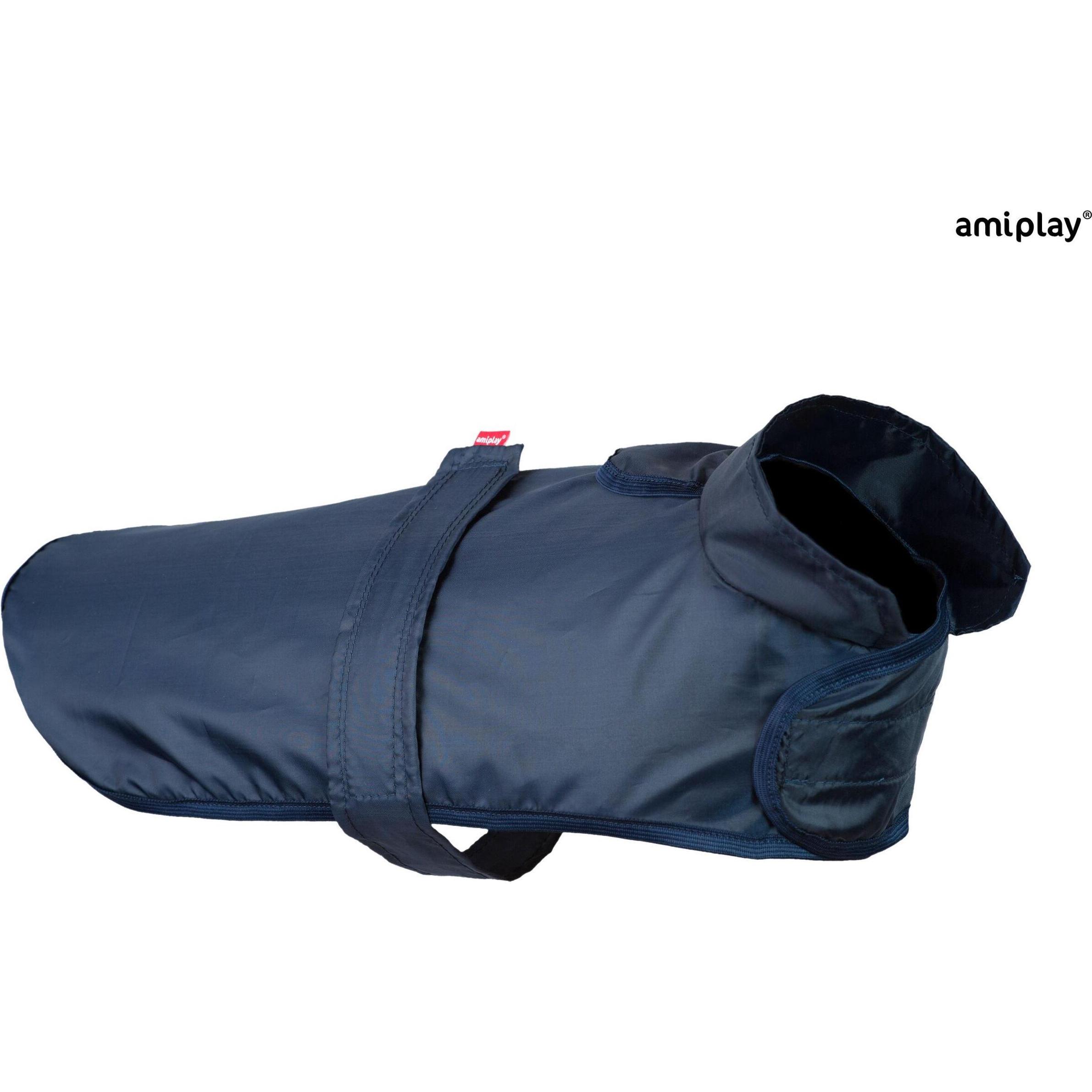 amiplay Raincoat Bristol Yorkshire 27cm Navyblue (Hundemantel), Hundebekleidung