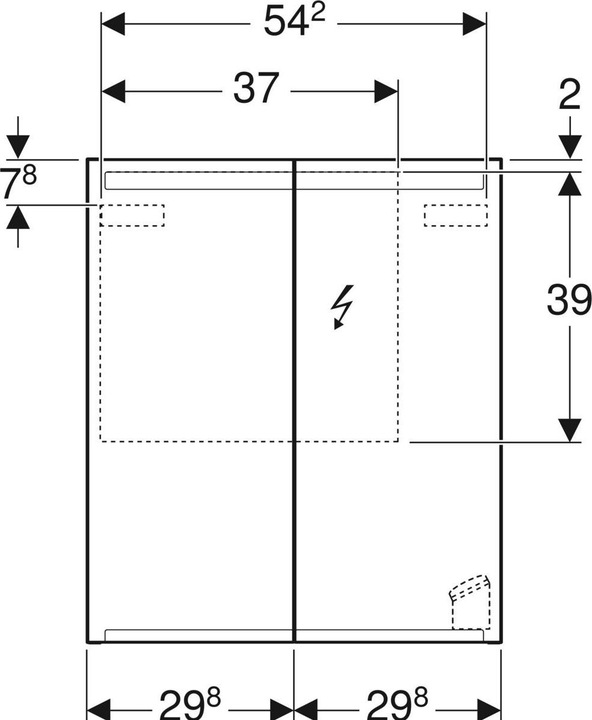 Immagine prodotto Geberit Option (60 x 15 x 70 cm)