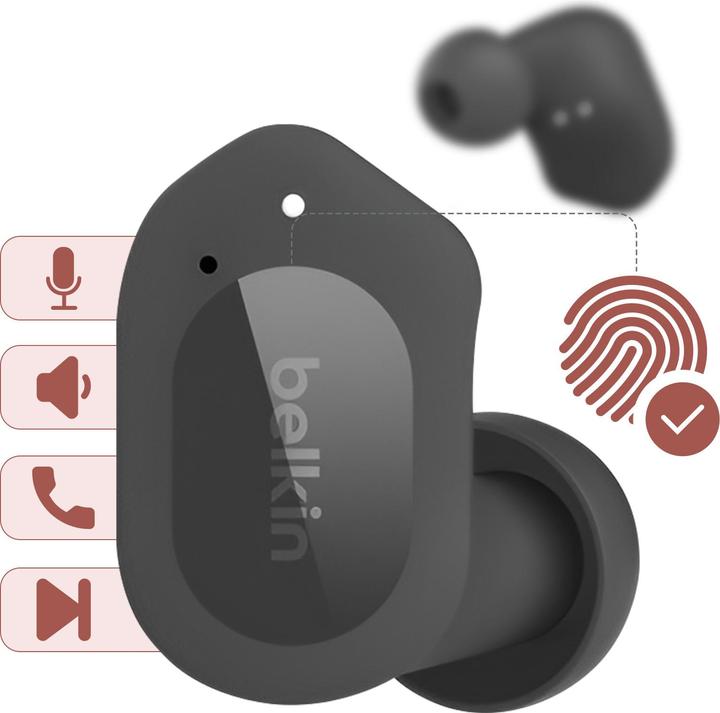Productafbeelding Belkin Soundform Play Echt Draadloze In-Ear (ANC, 8 h, Draadloze)