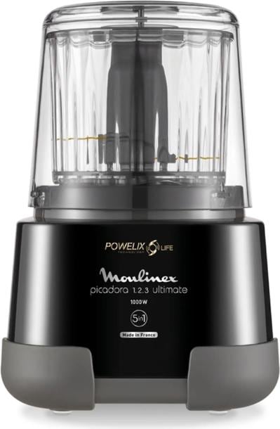 Actual product image Moulinex DP8108 zwarte elektrische hakmolen 0,55L | voedsel versnijder (1000 W)
