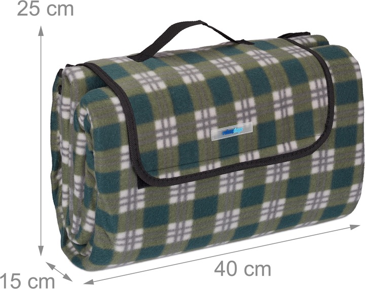 Immagine prodotto Relaxdays Coperta da picnic quadretti