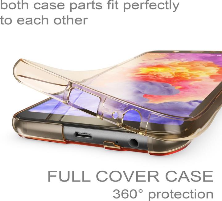 Actual product image Nalia Glitter cell phone case 360 degrees (Samsung Galaxy A6+)