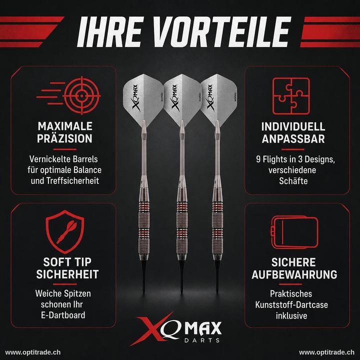 Actual product image XQ Max Soft tip dart set (18 g)